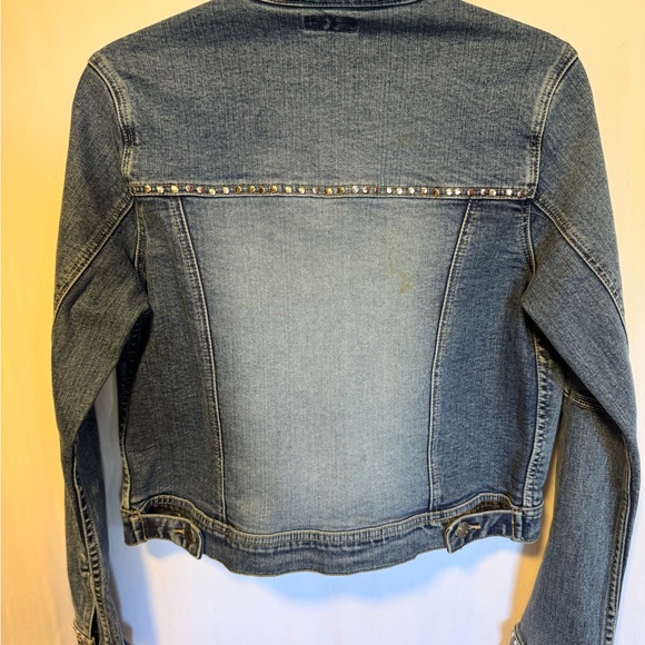 Bebe Blue Studded Jacket - Picture 3 of 3